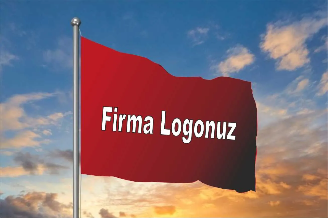 Firma Logolu Bayrak